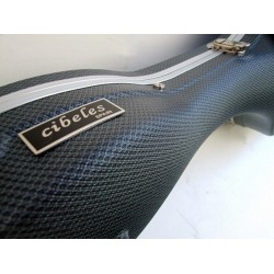 Acoustic Guitar ABS Case Cibeles Carbon Blue