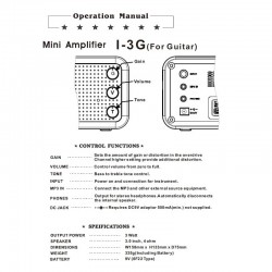 Amplificador Viaje Mini 3W