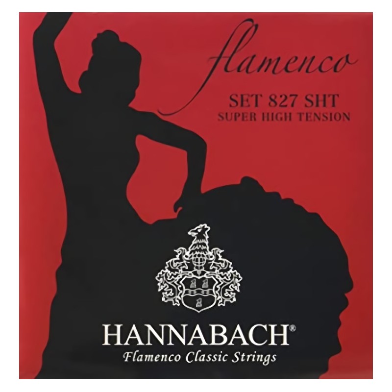 Juego de cuerdas Hannabach Flamenco 827SHT