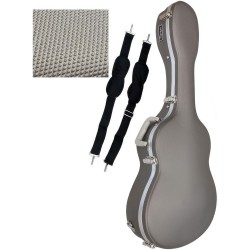 Cibeles ABS Case Classical Guitar Silver Plated
