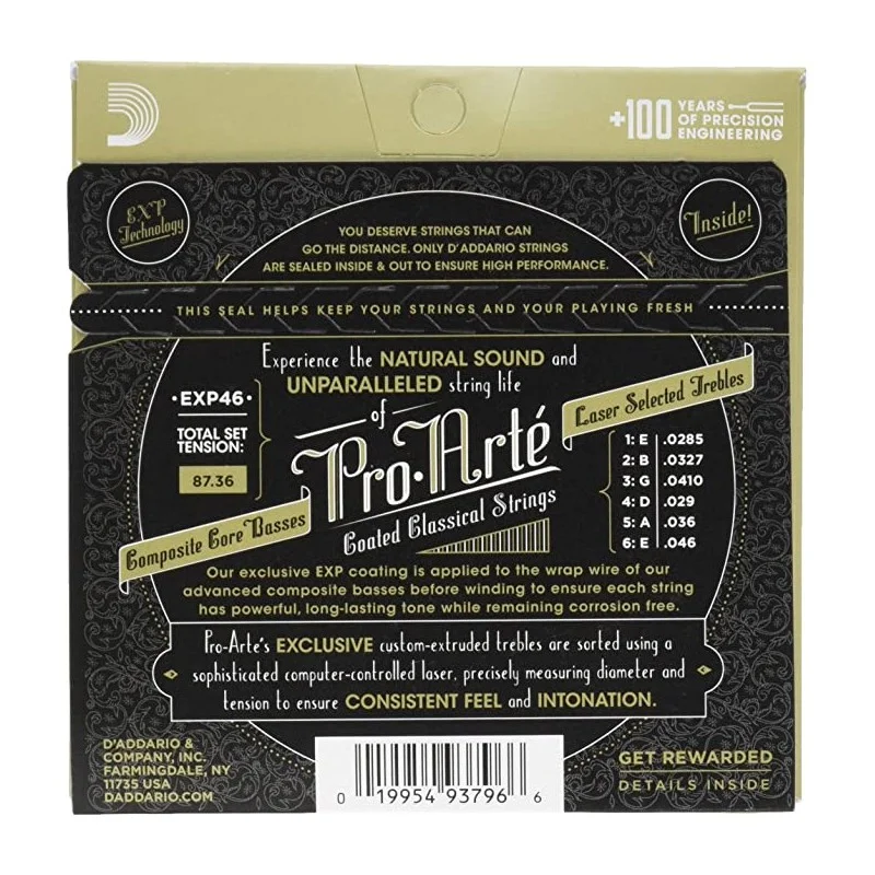 D'Addario EXP46 classical or flamenco guitar string set Heavy tension - Image 2